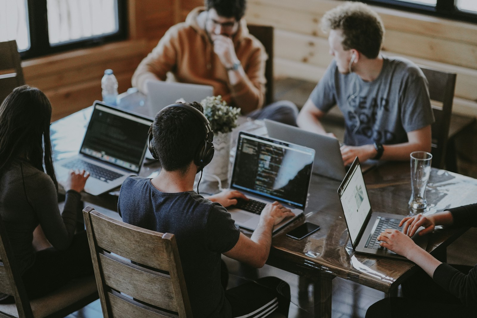 Séance de travail en équipe